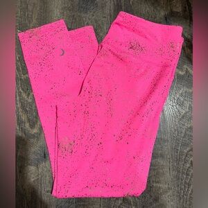 Zyia Active Pink Stay Gold Leggings